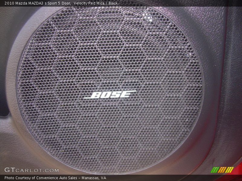 Velocity Red Mica / Black 2010 Mazda MAZDA3 s Sport 5 Door