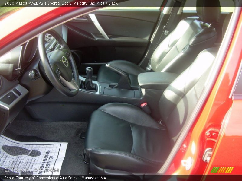 Velocity Red Mica / Black 2010 Mazda MAZDA3 s Sport 5 Door