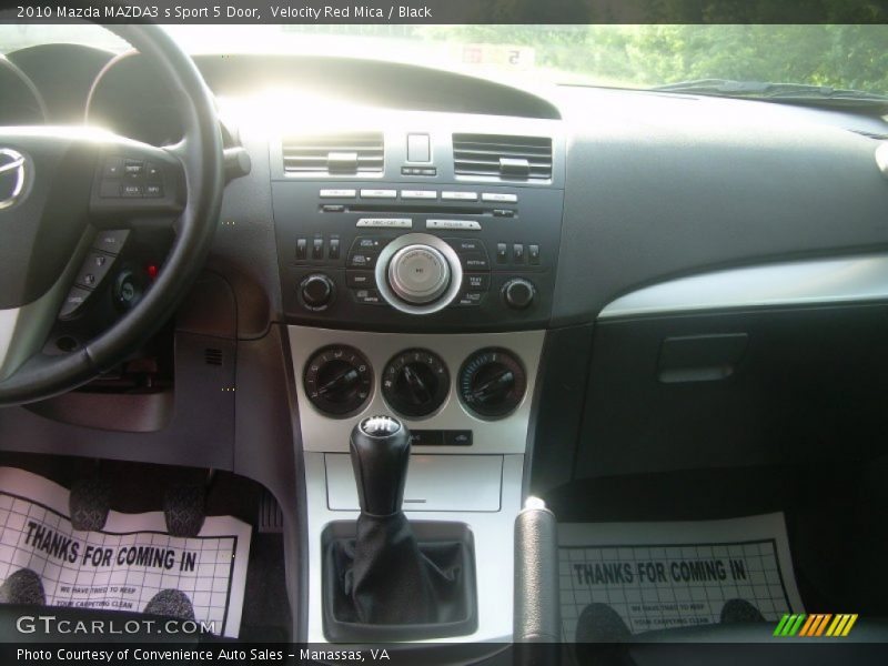 Velocity Red Mica / Black 2010 Mazda MAZDA3 s Sport 5 Door