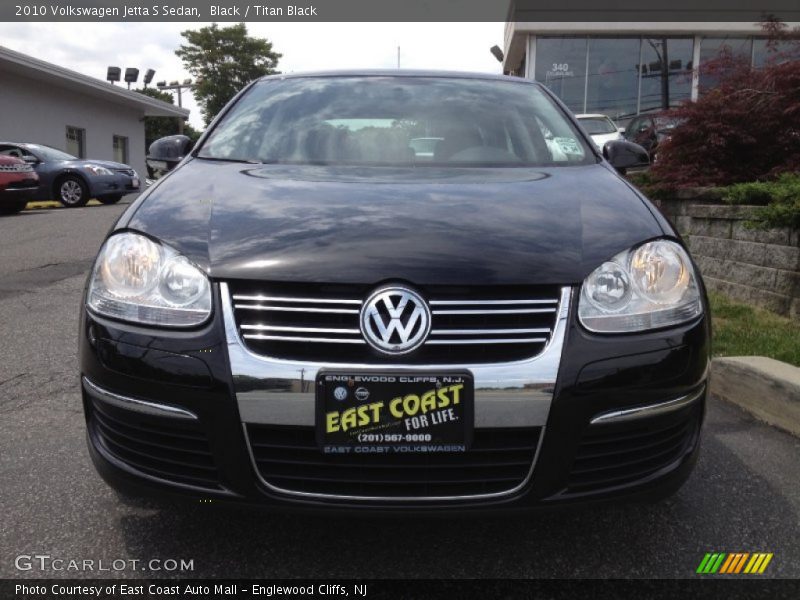 Black / Titan Black 2010 Volkswagen Jetta S Sedan