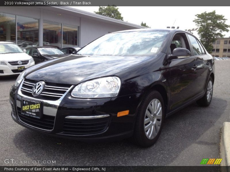 Black / Titan Black 2010 Volkswagen Jetta S Sedan