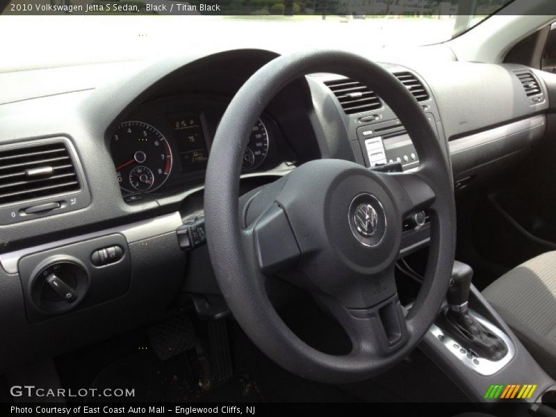 Black / Titan Black 2010 Volkswagen Jetta S Sedan