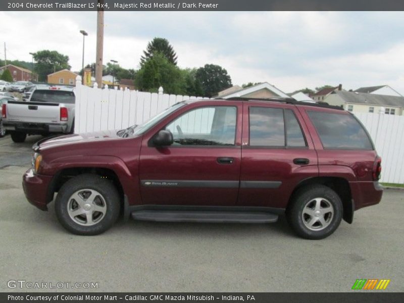 Majestic Red Metallic / Dark Pewter 2004 Chevrolet TrailBlazer LS 4x4