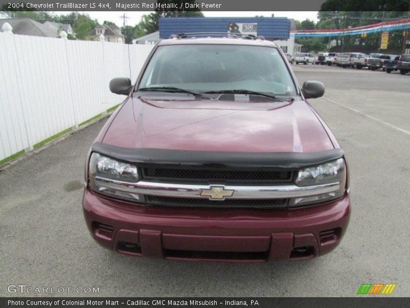 Majestic Red Metallic / Dark Pewter 2004 Chevrolet TrailBlazer LS 4x4