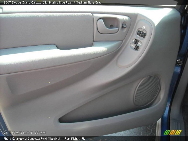 Marine Blue Pearl / Medium Slate Gray 2007 Dodge Grand Caravan SE