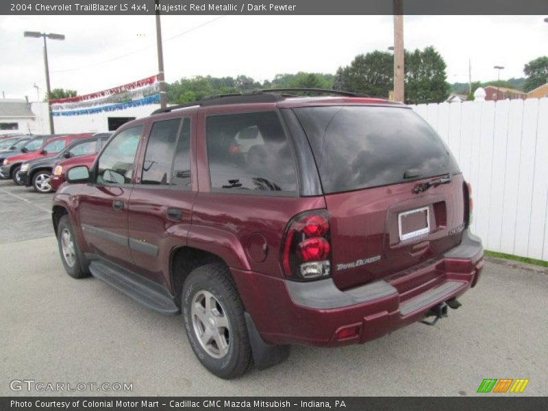 Majestic Red Metallic / Dark Pewter 2004 Chevrolet TrailBlazer LS 4x4