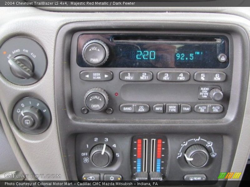 Majestic Red Metallic / Dark Pewter 2004 Chevrolet TrailBlazer LS 4x4