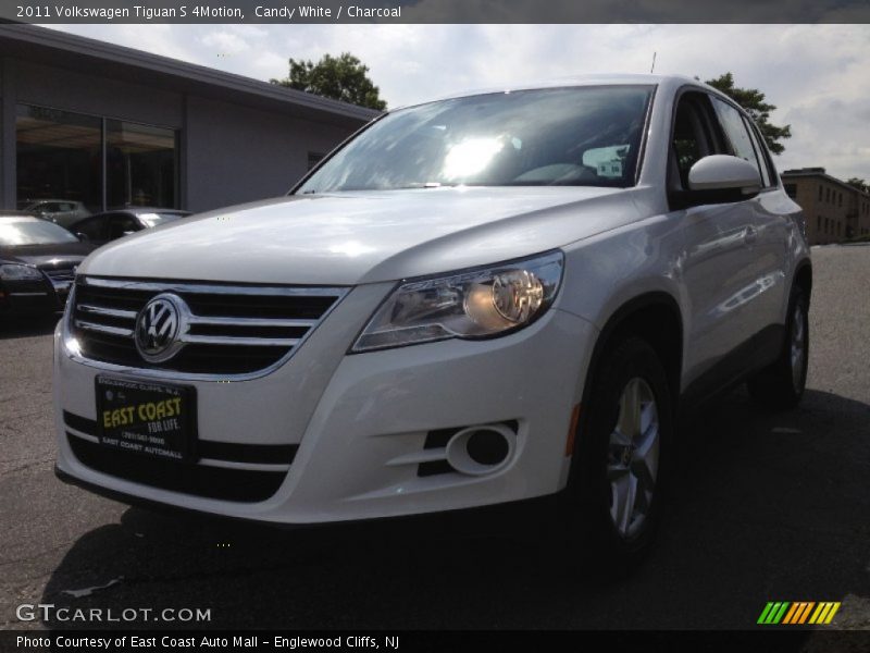 Candy White / Charcoal 2011 Volkswagen Tiguan S 4Motion