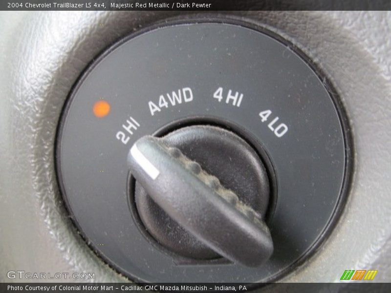 Majestic Red Metallic / Dark Pewter 2004 Chevrolet TrailBlazer LS 4x4