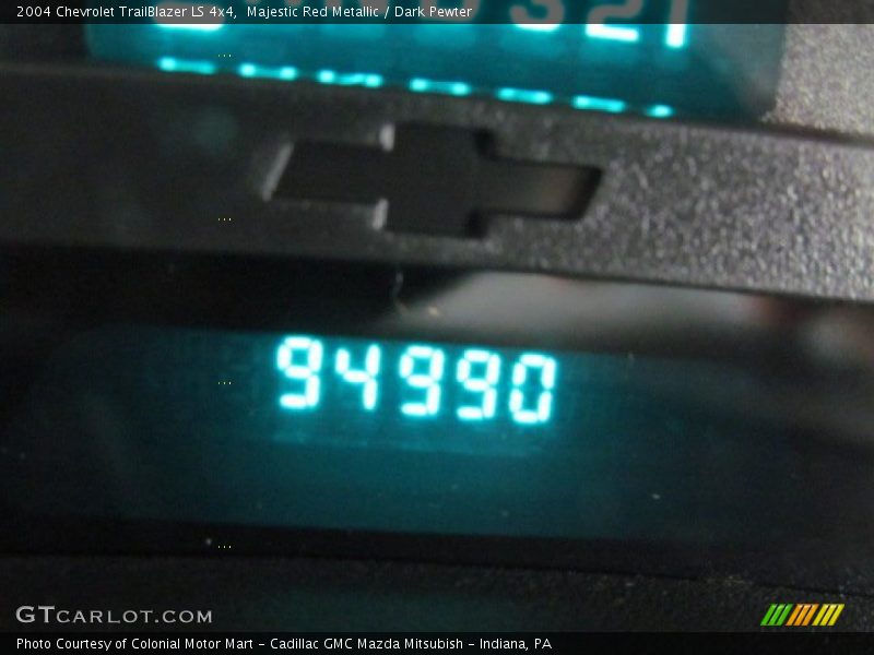 Majestic Red Metallic / Dark Pewter 2004 Chevrolet TrailBlazer LS 4x4