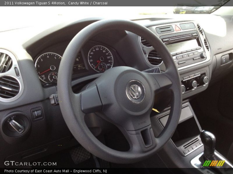 Candy White / Charcoal 2011 Volkswagen Tiguan S 4Motion