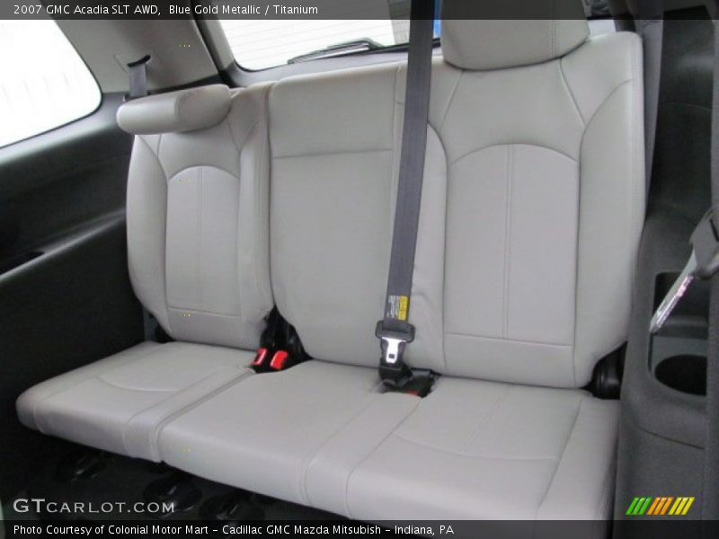 Blue Gold Metallic / Titanium 2007 GMC Acadia SLT AWD