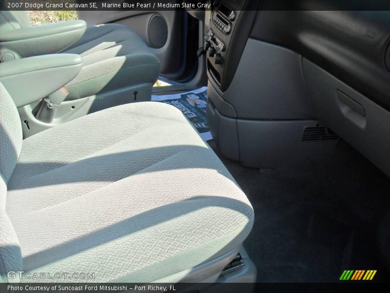 Marine Blue Pearl / Medium Slate Gray 2007 Dodge Grand Caravan SE