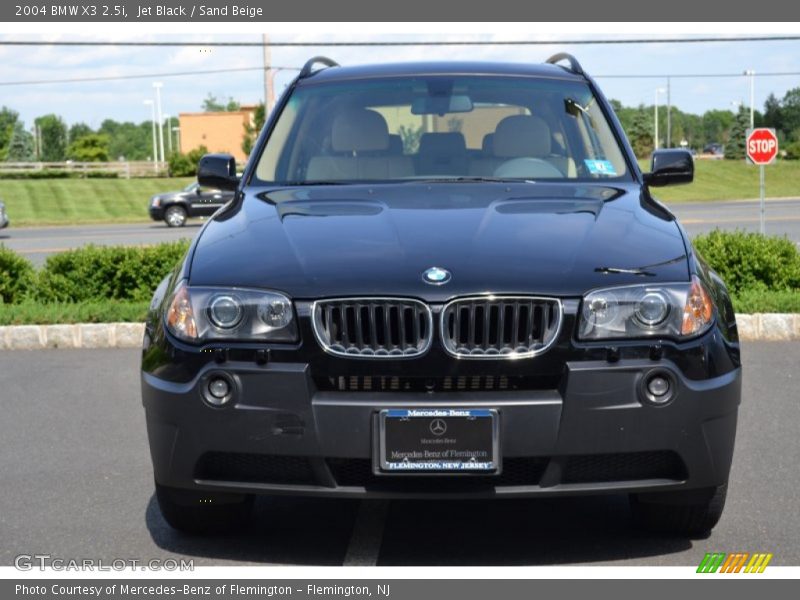 Jet Black / Sand Beige 2004 BMW X3 2.5i