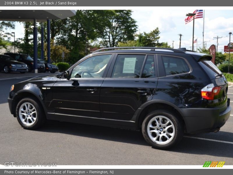 Jet Black / Sand Beige 2004 BMW X3 2.5i