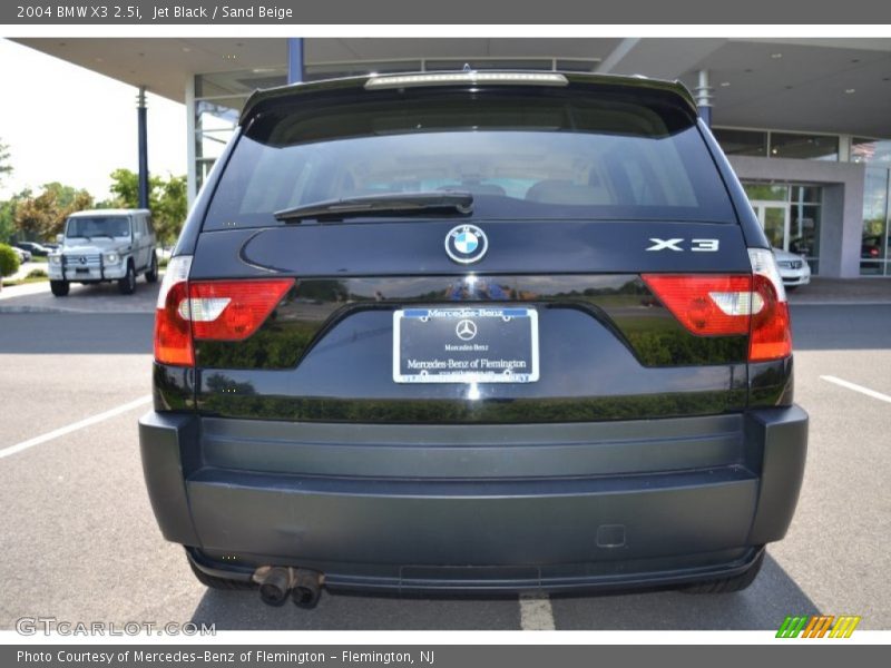 Jet Black / Sand Beige 2004 BMW X3 2.5i