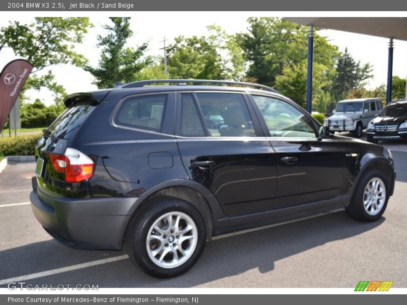 Jet Black / Sand Beige 2004 BMW X3 2.5i