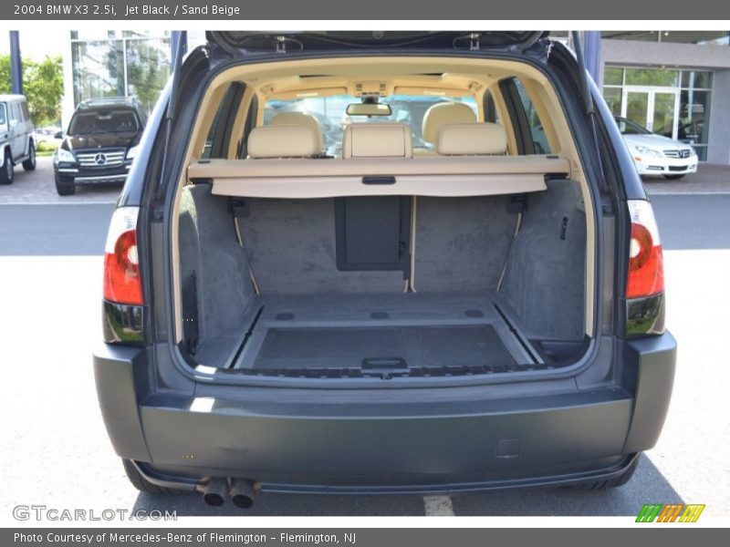 Jet Black / Sand Beige 2004 BMW X3 2.5i