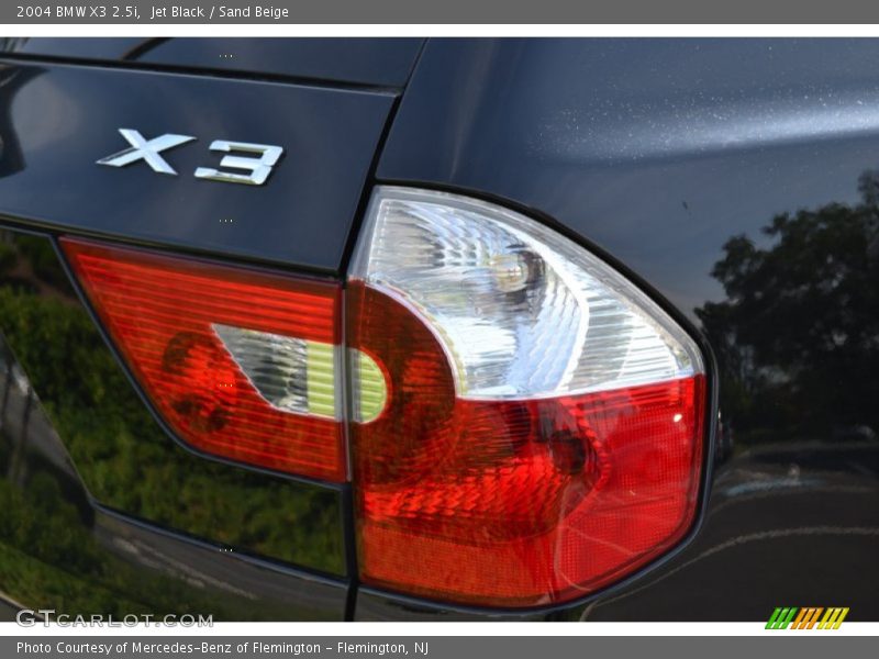 Jet Black / Sand Beige 2004 BMW X3 2.5i