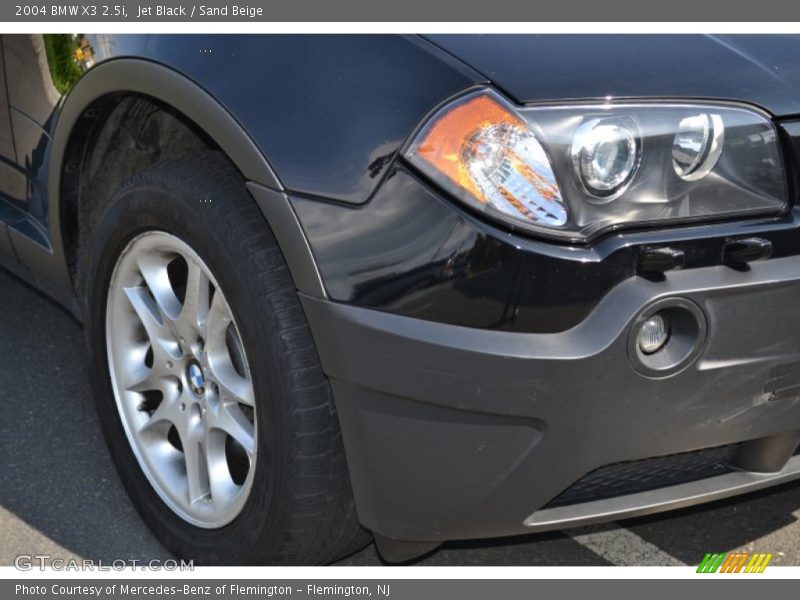 Jet Black / Sand Beige 2004 BMW X3 2.5i