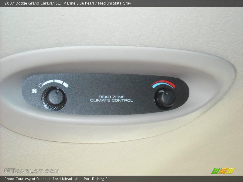 Marine Blue Pearl / Medium Slate Gray 2007 Dodge Grand Caravan SE