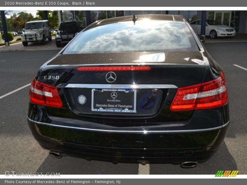 Black / Black 2010 Mercedes-Benz E 350 Coupe