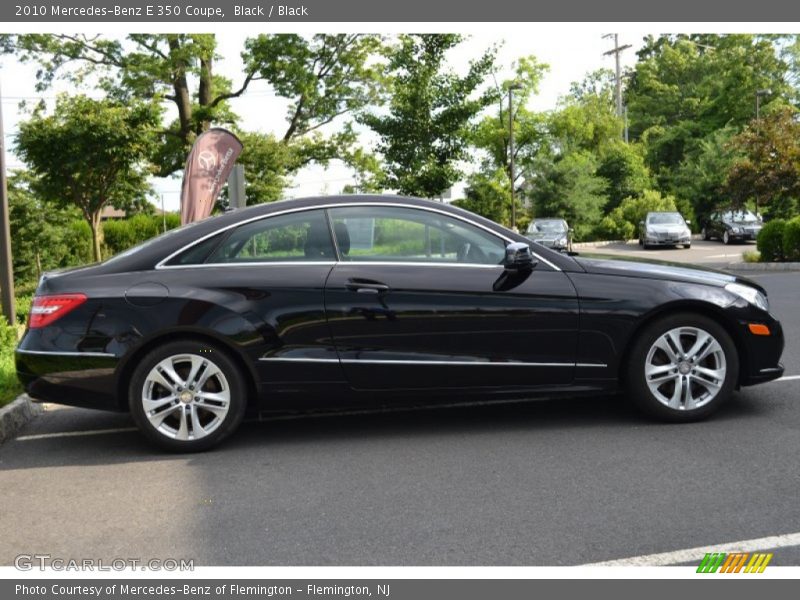 Black / Black 2010 Mercedes-Benz E 350 Coupe