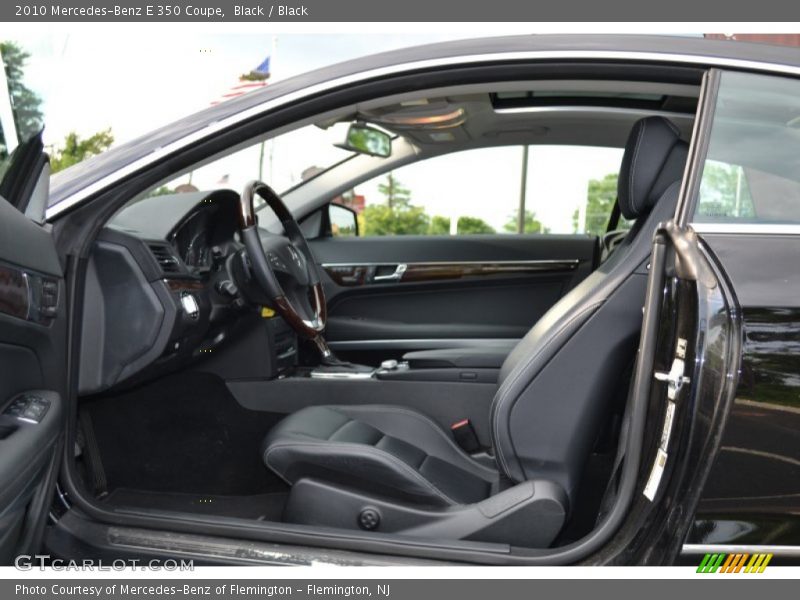 Black / Black 2010 Mercedes-Benz E 350 Coupe