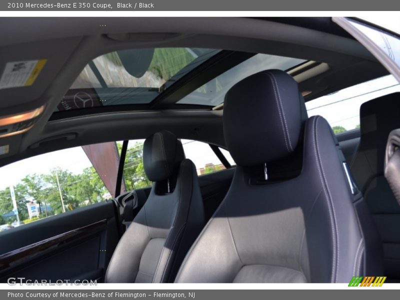 Black / Black 2010 Mercedes-Benz E 350 Coupe