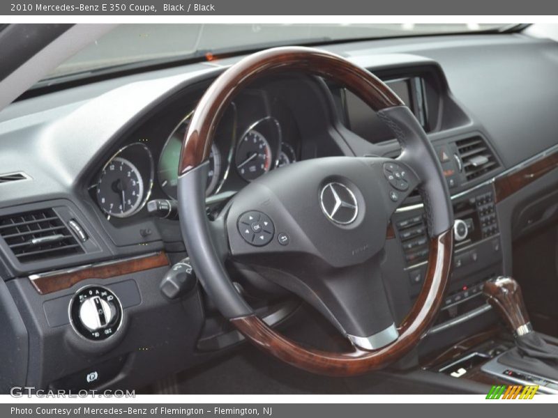 Black / Black 2010 Mercedes-Benz E 350 Coupe