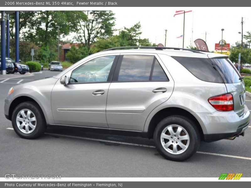 Pewter Metallic / Black 2006 Mercedes-Benz ML 350 4Matic
