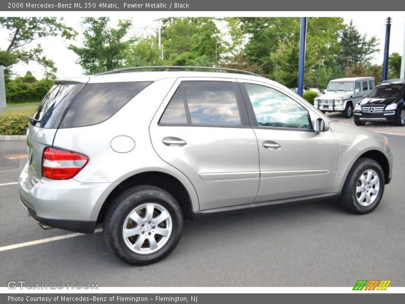 Pewter Metallic / Black 2006 Mercedes-Benz ML 350 4Matic