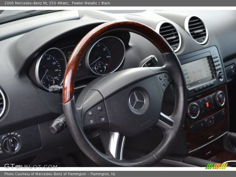 Pewter Metallic / Black 2006 Mercedes-Benz ML 350 4Matic