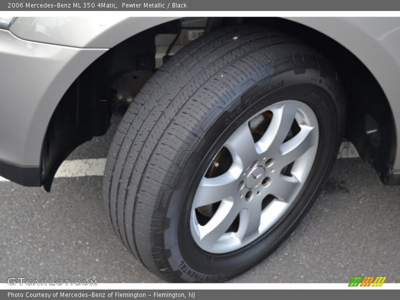 Pewter Metallic / Black 2006 Mercedes-Benz ML 350 4Matic