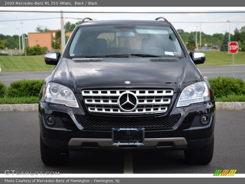 Black / Black 2009 Mercedes-Benz ML 350 4Matic