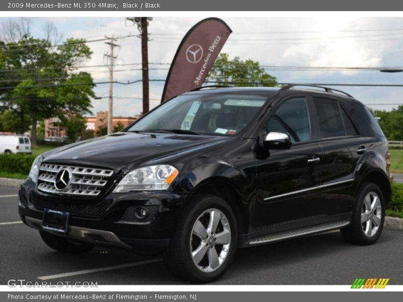 Black / Black 2009 Mercedes-Benz ML 350 4Matic