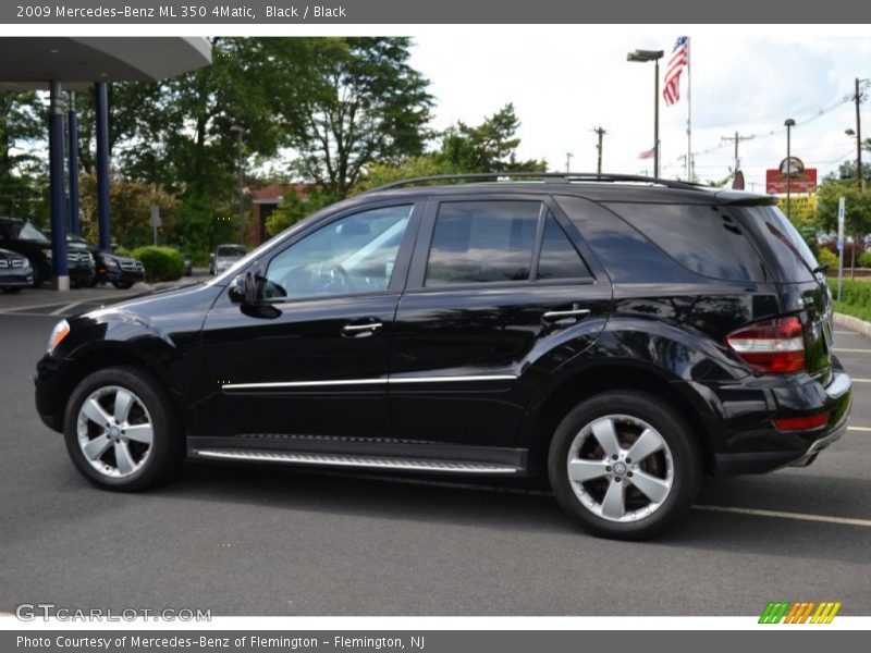 Black / Black 2009 Mercedes-Benz ML 350 4Matic