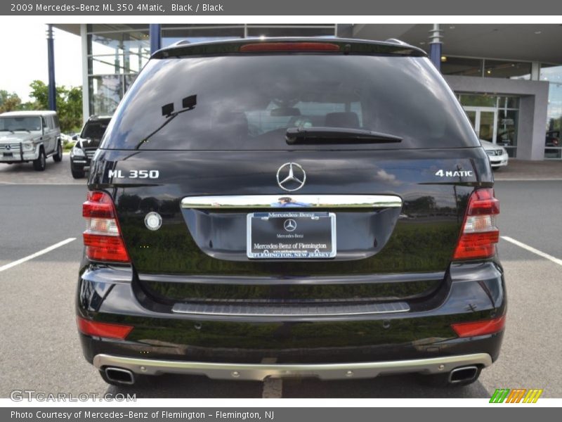 Black / Black 2009 Mercedes-Benz ML 350 4Matic