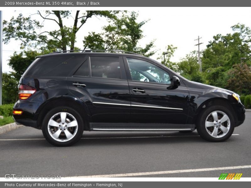 Black / Black 2009 Mercedes-Benz ML 350 4Matic