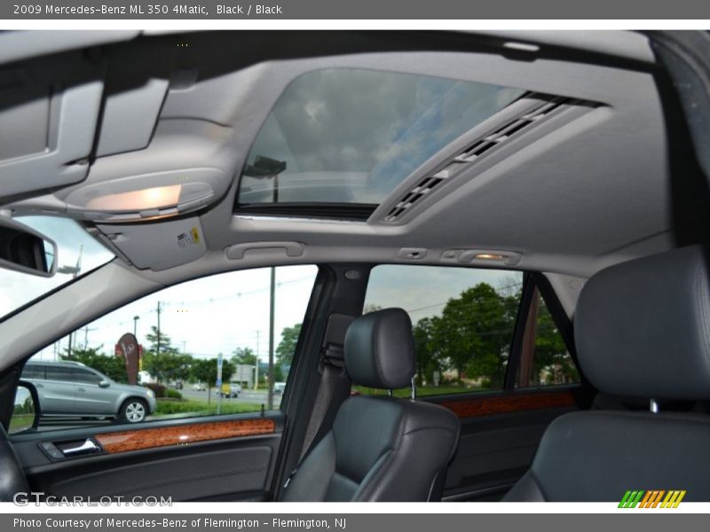 Black / Black 2009 Mercedes-Benz ML 350 4Matic