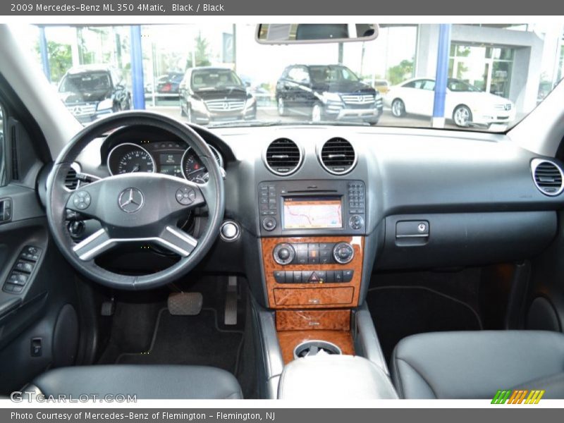 Black / Black 2009 Mercedes-Benz ML 350 4Matic