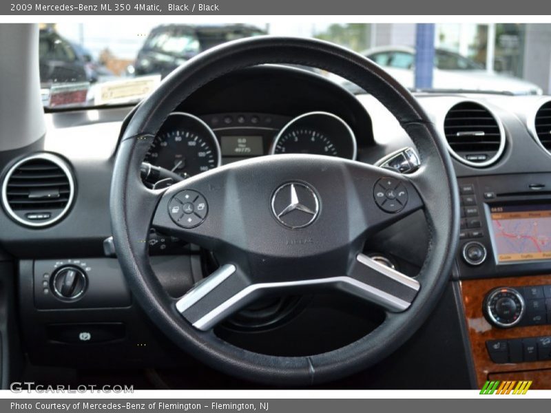 Black / Black 2009 Mercedes-Benz ML 350 4Matic