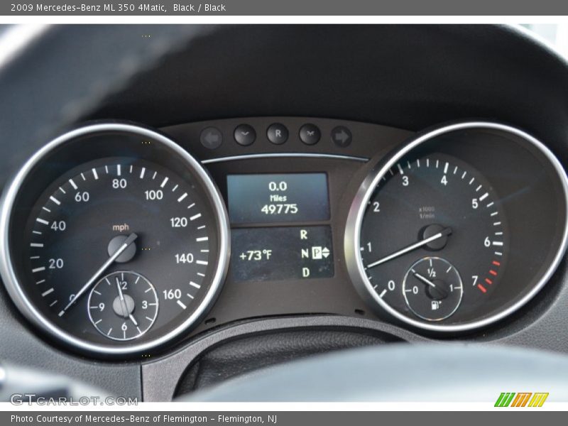 Black / Black 2009 Mercedes-Benz ML 350 4Matic