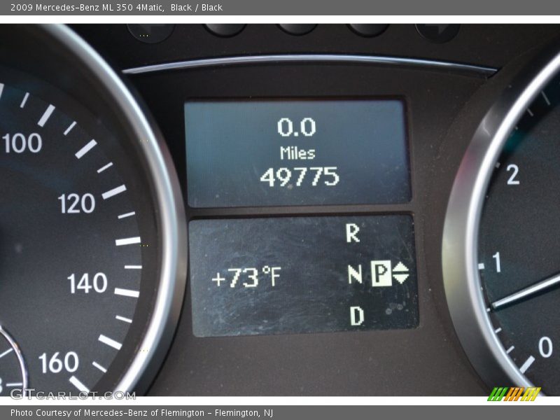 Black / Black 2009 Mercedes-Benz ML 350 4Matic