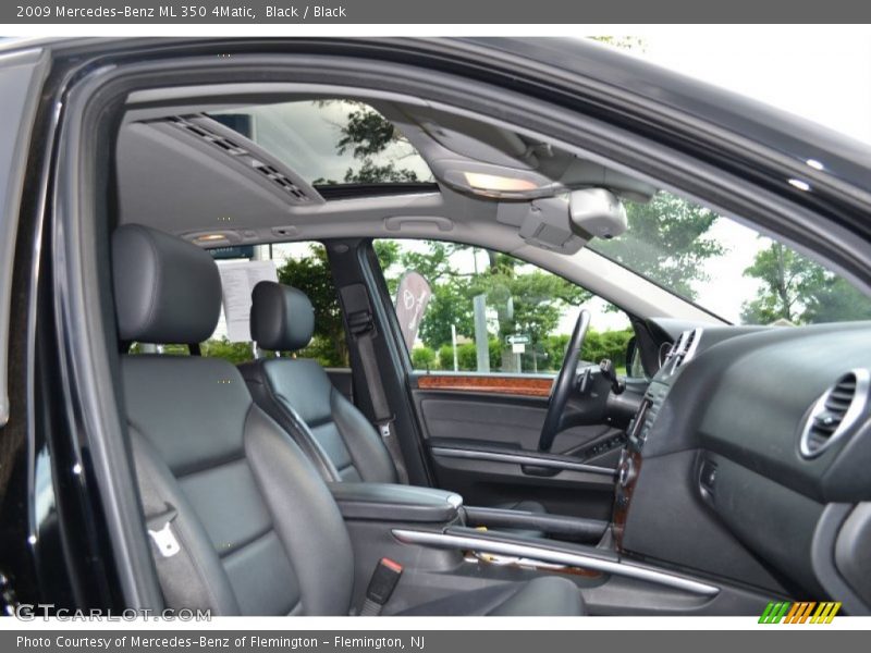 Black / Black 2009 Mercedes-Benz ML 350 4Matic