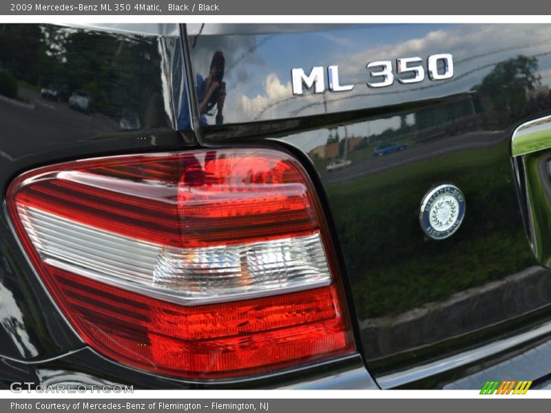 Black / Black 2009 Mercedes-Benz ML 350 4Matic