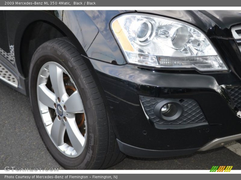 Black / Black 2009 Mercedes-Benz ML 350 4Matic