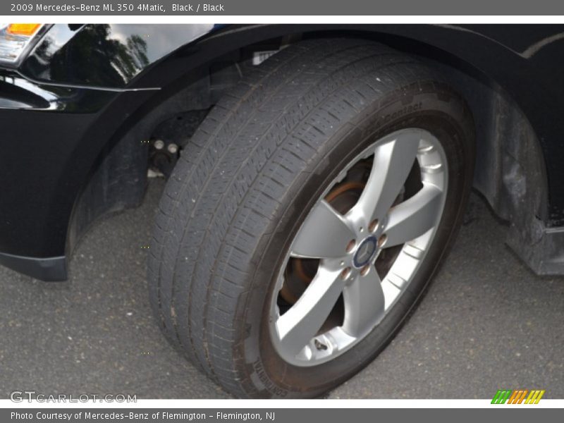 Black / Black 2009 Mercedes-Benz ML 350 4Matic