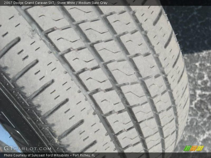Stone White / Medium Slate Gray 2007 Dodge Grand Caravan SXT