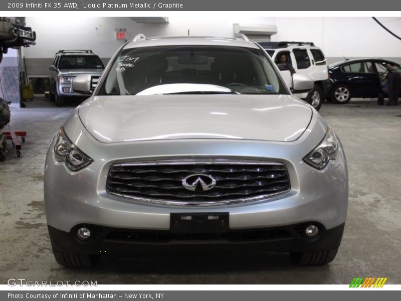 Liquid Platinum Metallic / Graphite 2009 Infiniti FX 35 AWD
